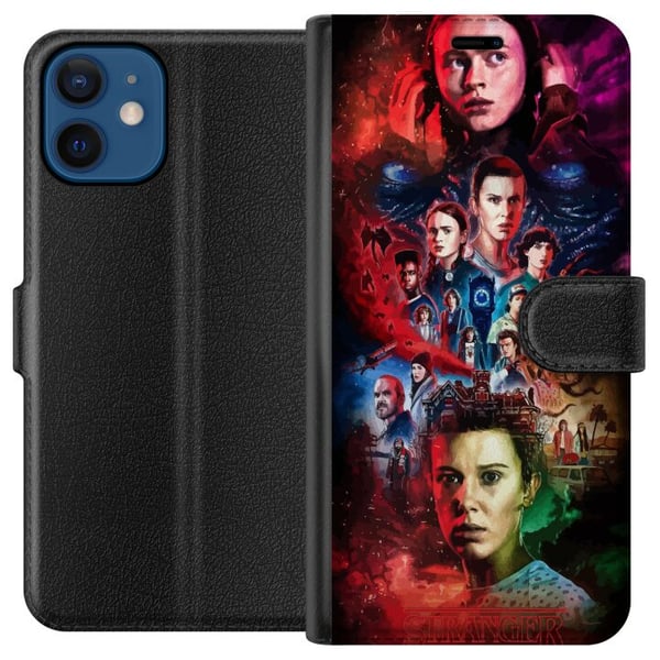 Kompatibel Tegnebogsetui til Apple iPhone 12 Fremmede Ting 5