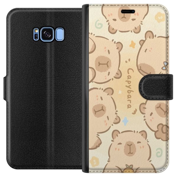 Yhteensopiva Lompakkokotelo Samsung Galaxy S8 Söpöt kapybarat pastellidesignilla – suloisia jokisikaja pehmeissä väreissä, söpöä ja lämmintä tyyliä, Yhteensopiva Lompakkokotelo Samsung Galaxy S8 Söpöt kapybarat pastellidesignilla – suloisia jokisikaja pehmeissä väreissä, söpöä ja lämmintä tyyliä,