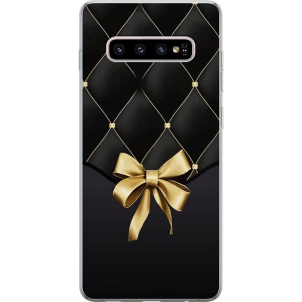 Kompatibelt Mobildeksel til Samsung Galaxy S10+ Luksuriøs rosett Kompatibelt Mobildeksel til Samsung Galaxy S10+ Luksuriøs rosett