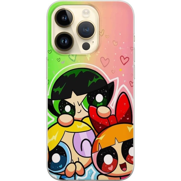 Kompatibelt Mobilskal till Apple iPhone 14 Pro Powerpuff Girls Cartoon Superheroes