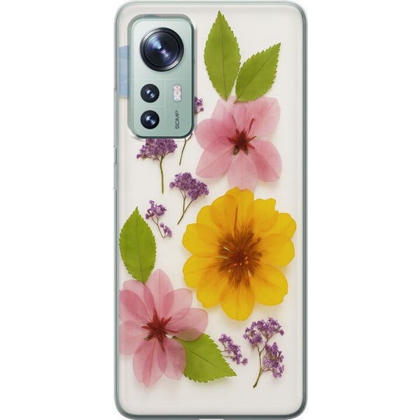 Yhteensopiva Puhelinkuori Xiaomi 12 Painetut kukat