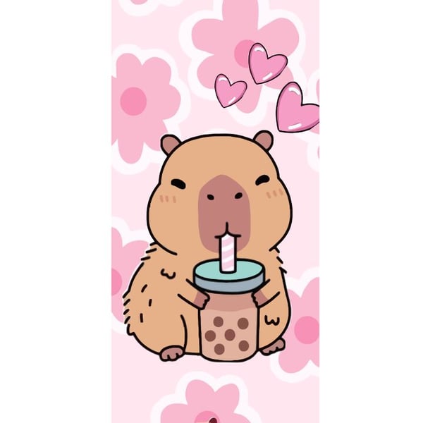 Kompatibelt Lommeboketui til Apple iPhone 13 Pro Kawaii Capybara Hjerteanime Stil Søt Design Dyretema TikTok Populær Gave Jente