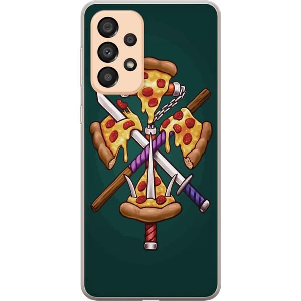 Yhteensopiva Puhelinkuori Samsung Galaxy A33 5G Pizza