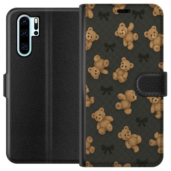 Kompatibel Tegnebogsetui til Huawei P30 Pro Teddy Knus Kompatibel Tegnebogsetui til Huawei P30 Pro Teddy Knus