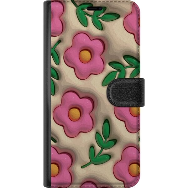 Kompatibelt Plånboksfodral till Samsung Galaxy S9+ Bubbliga Blommor