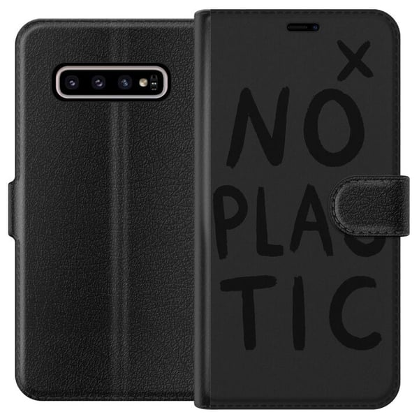 Kompatibelt Plånboksfodral till Samsung Galaxy S10+ Eco Echo