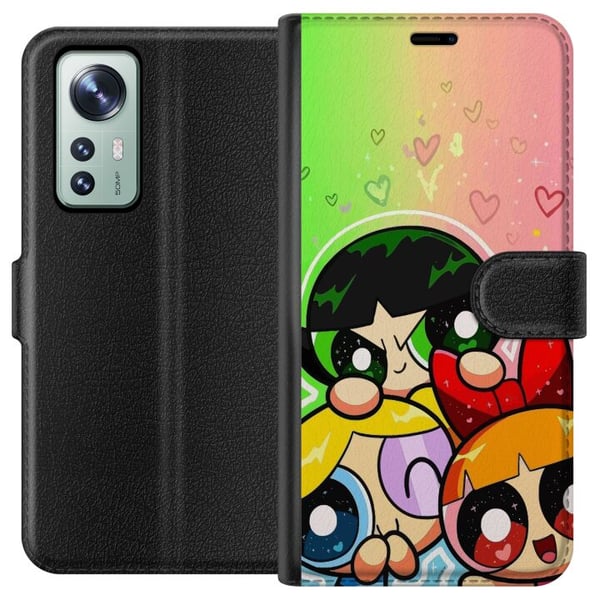 Yhteensopiva Lompakkokotelo Xiaomi 12 Tehotytöt – piirretyt supersankarit Yhteensopiva Lompakkokotelo Xiaomi 12 Tehotytöt – piirretyt supersankarit