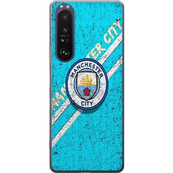Kompatibel Mobilcover til Sony Xperia 1 III Manchester City Fodbold Premierklub