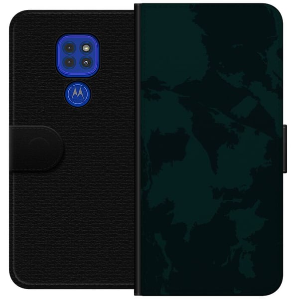 Kompatibel Tegnebogsetui til Motorola Moto G9 Play Grønt