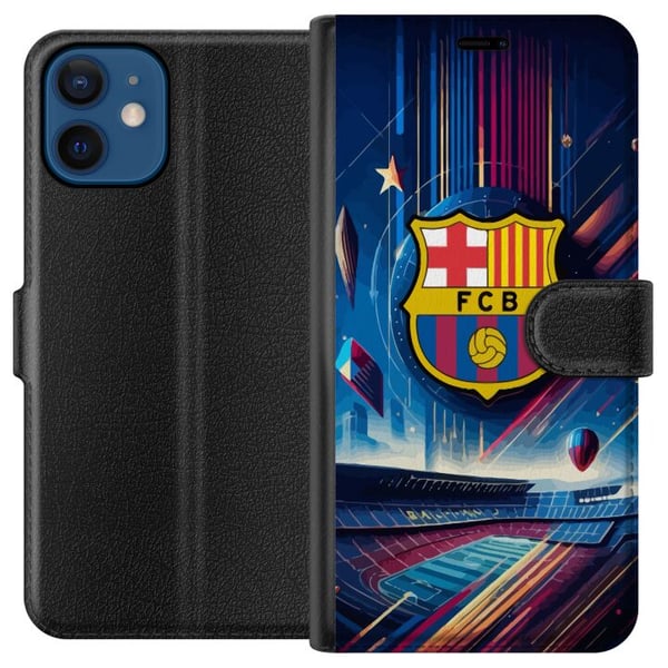 Kompatibelt Lommeboketui til Apple iPhone 12 FC Barcelona