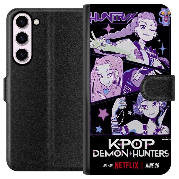 Kompatibel Tegnebogsetui til Samsung Galaxy S23+ Kpop Dæmonjægere Huntrix Stjerner Mira Zoey Rumi Lilla Idolglød Kompatibel Tegnebogsetui til Samsung Galaxy S23+ Kpop Dæmonjægere Huntrix Stjerner Mira Zoey Rumi Lilla Idolglød