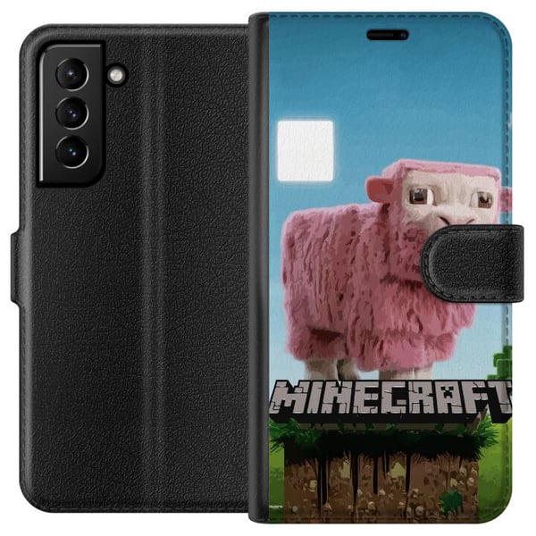 Yhteensopiva Lompakkokotelo Samsung Galaxy S21+ 5G A Minecraft Movie Yhteensopiva Lompakkokotelo Samsung Galaxy S21+ 5G A Minecraft Movie