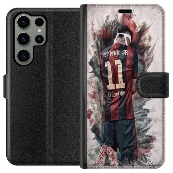 Kompatibel Tegnebogsetui til Samsung Galaxy S23 Ultra Neymar Kompatibel Tegnebogsetui til Samsung Galaxy S23 Ultra Neymar