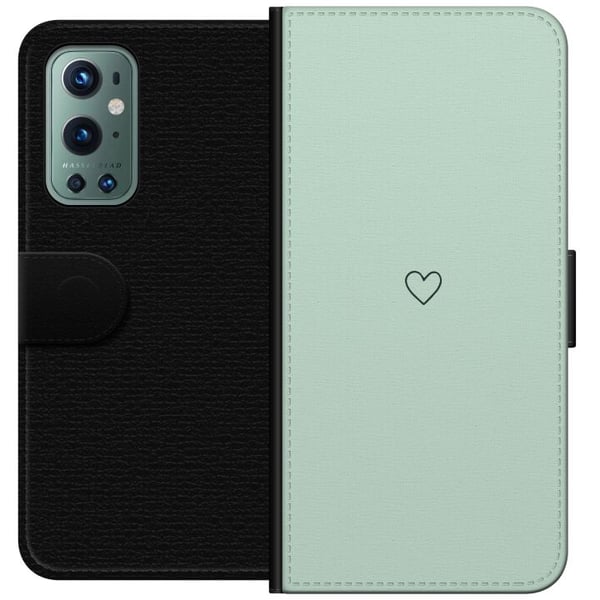 Kompatibelt Lommeboketui til OnePlus 9 Pro Enkelt Hjerte