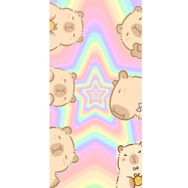 Yhteensopiva Lompakkokotelo Apple iPhone 13 Pro Kawaii Capybara Galaxy Söpö Anime Eläin Avaruusteema Kawaii Trendi Lahja TikTok-suunnittelu