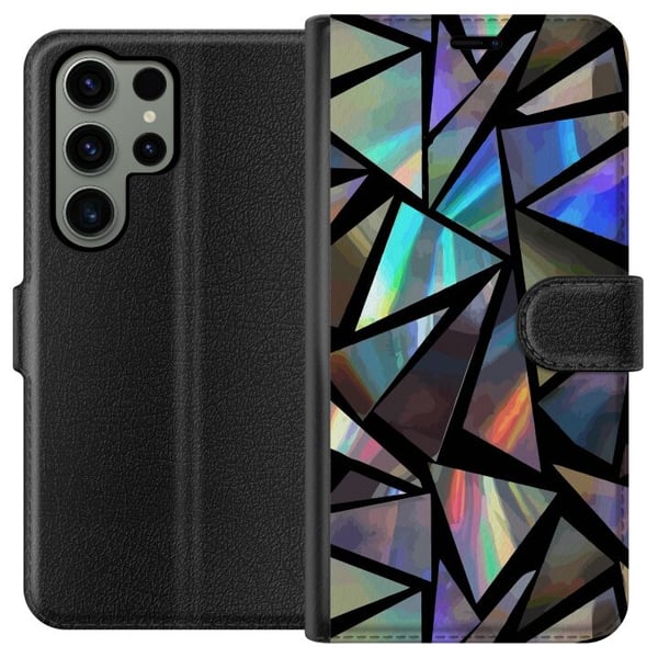 Kompatibel Tegnebogsetui til Samsung Galaxy S23 Ultra 3D Reflektion Kompatibel Tegnebogsetui til Samsung Galaxy S23 Ultra 3D Reflektion
