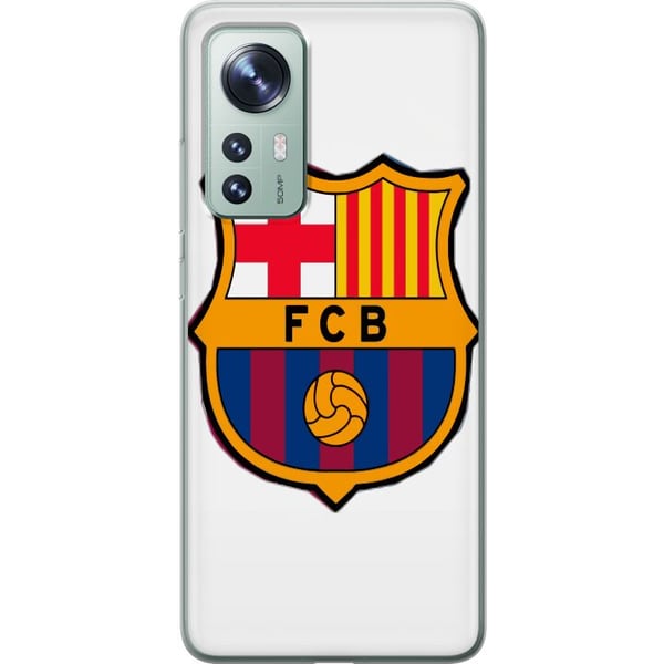 Kompatibel Mobilcover til Xiaomi 12 FC Barcelona Emblem Fodbold Catalonien Blå Rød Klublogo Stolthed La Liga Fans Ikonsk Billede