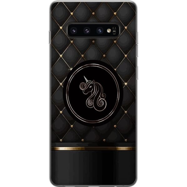 Kompatibel Mobilcover til Samsung Galaxy S10 Luksus Enhjørning