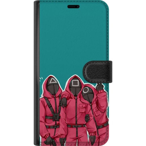 Kompatibelt Lommeboketui til Samsung Galaxy S10 Lite Squid Game Karaktärer Grafisk Design Seriefigurer Populär