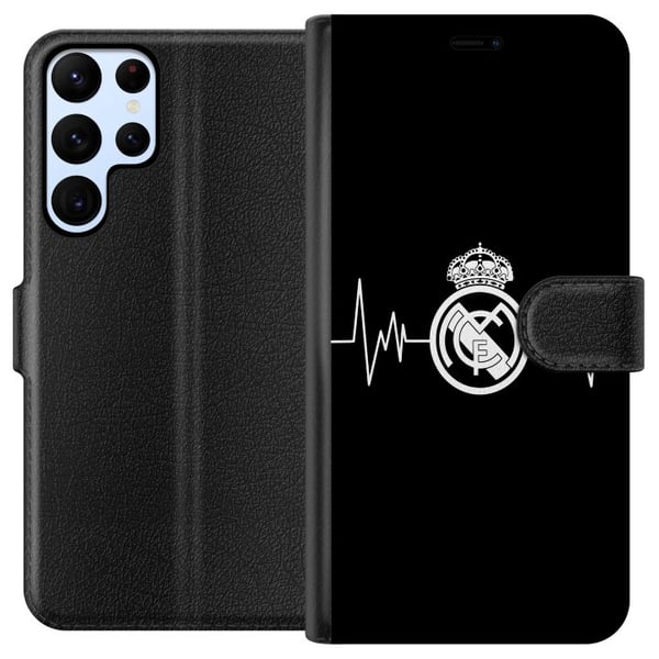 Yhteensopiva Lompakkokotelo Samsung Galaxy S22 Ultra 5G Real Madrid CF