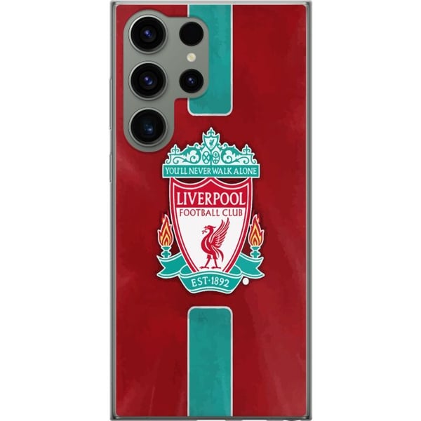 Kompatibelt Mobildeksel til Samsung Galaxy S23 Ultra Liverpool FC - Klassisk Fotballstolthet i Rødt Kompatibelt Mobildeksel til Samsung Galaxy S23 Ultra Liverpool FC - Klassisk Fotballstolthet i Rødt