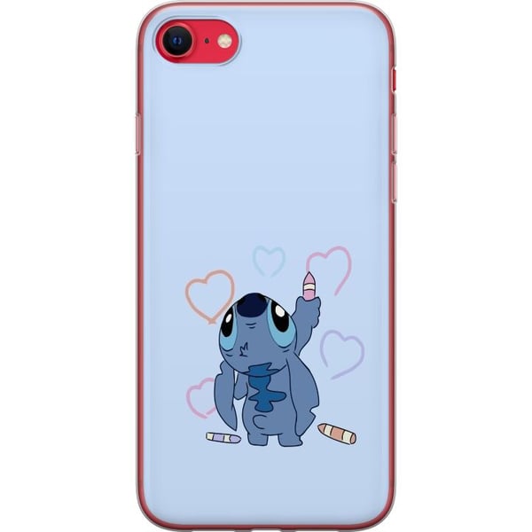 Yhteensopiva Puhelinkuori Apple iPhone SE (2022) Stitch Sydämet