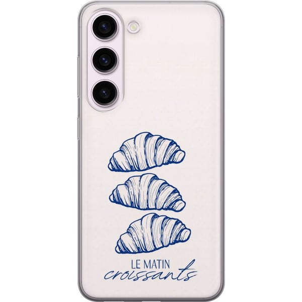 Kompatibel Mobilcover til Samsung Galaxy S23 Franske morgener med nybagte croissanter Kompatibel Mobilcover til Samsung Galaxy S23 Franske morgener med nybagte croissanter