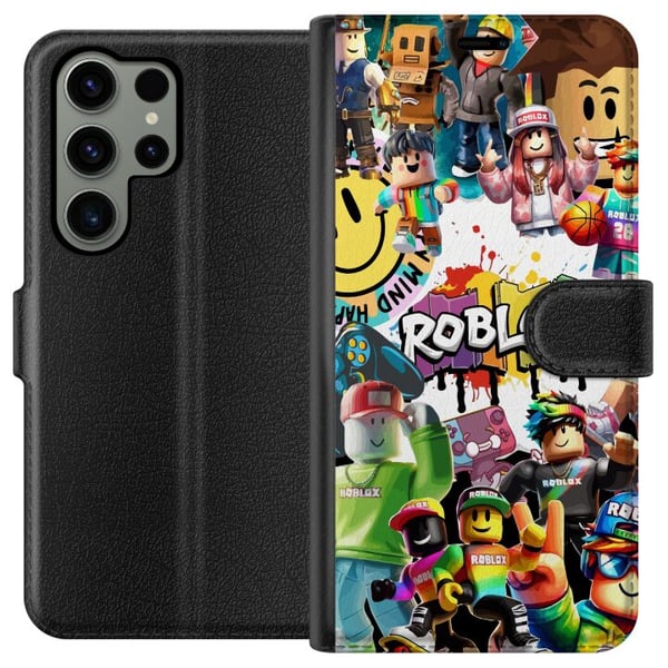Kompatibel Tegnebogsetui til Samsung Galaxy S23 Ultra Roblox Kompatibel Tegnebogsetui til Samsung Galaxy S23 Ultra Roblox