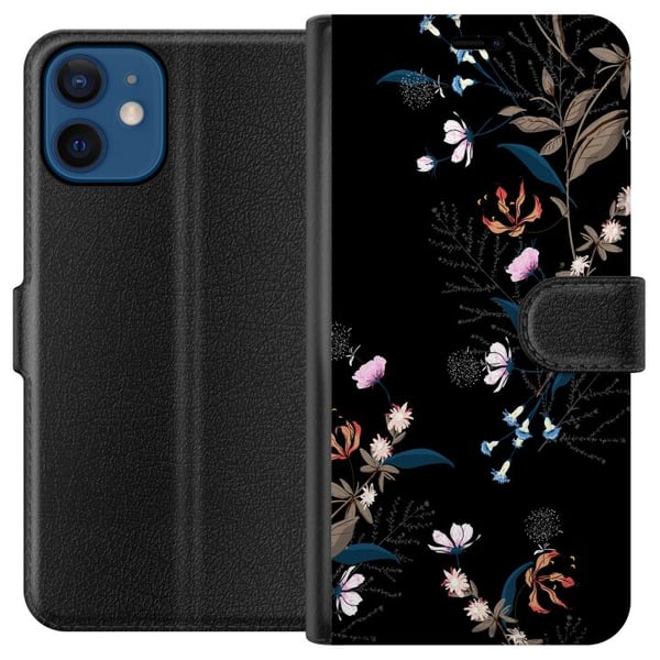 Kompatibelt Lommeboketui til Apple iPhone 12 Blomster