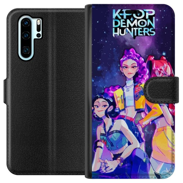Yhteensopiva Lompakkokotelo Huawei P30 Pro Kpop Demoninmetsästäjät Idolikolmikko Kosminen Avaruusenergia Neonfantasiaura
