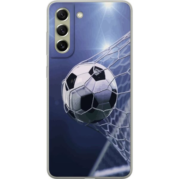 Kompatibel Mobilcover til Samsung Galaxy S21 FE 5G Fodbold Hastighed Net Sport Kamp Spil