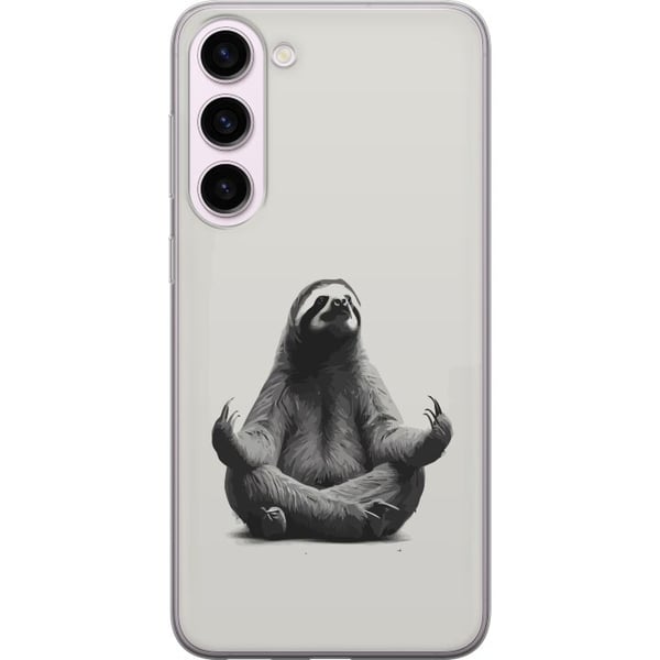 Kompatibel Mobilcover til Samsung Galaxy S23+ Dovendyr i meditation – charmerende, roligt design, der kombinerer humor, afslapning og sød æstetik i p Kompatibel Mobilcover til Samsung Galaxy S23+ Dovendyr i meditation – charmerende, roligt design, der kombinerer humor, afslapning og sød æstetik i p