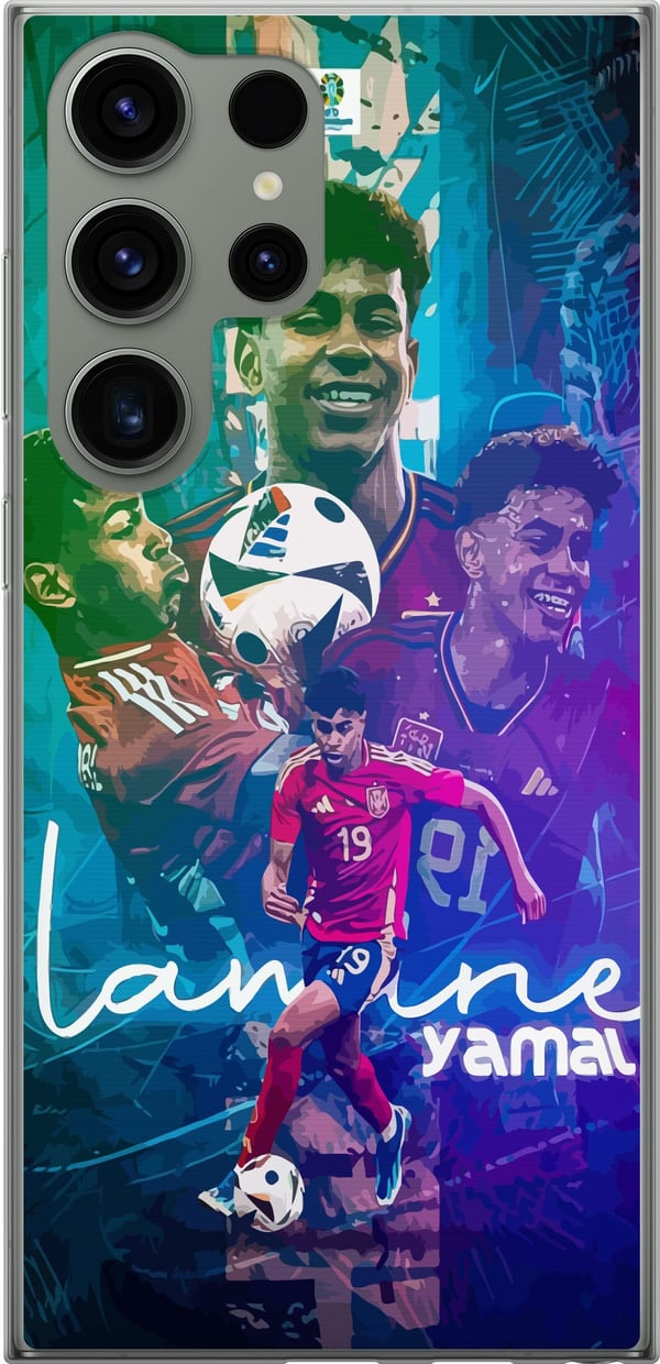 Yhteensopiva Puhelinkuori Samsung Galaxy S23 Ultra Lamine Yamal FCB