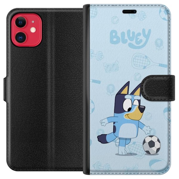 Kompatibelt Plånboksfodral till Apple iPhone 11 Bluey Kompatibelt Plånboksfodral till Apple iPhone 11 Bluey