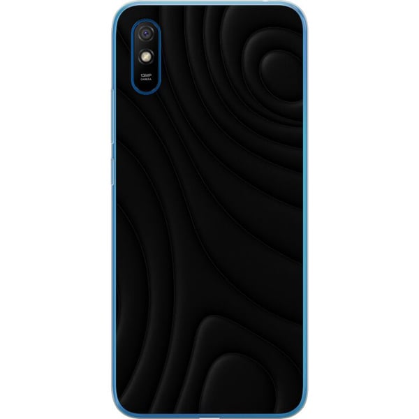 Kompatibelt Mobilskal till Xiaomi Redmi 9A Black Waves