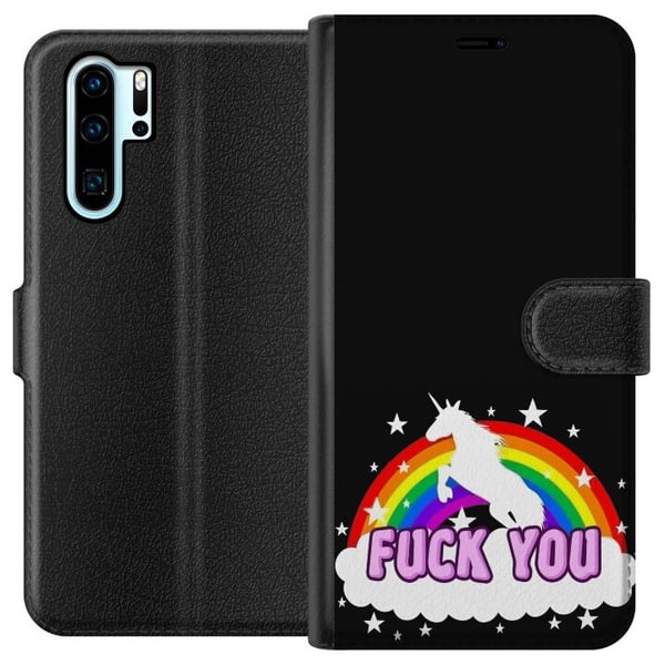 Yhteensopiva Lompakkokotelo Huawei P30 Pro Yksisarvinen Sateenkaari