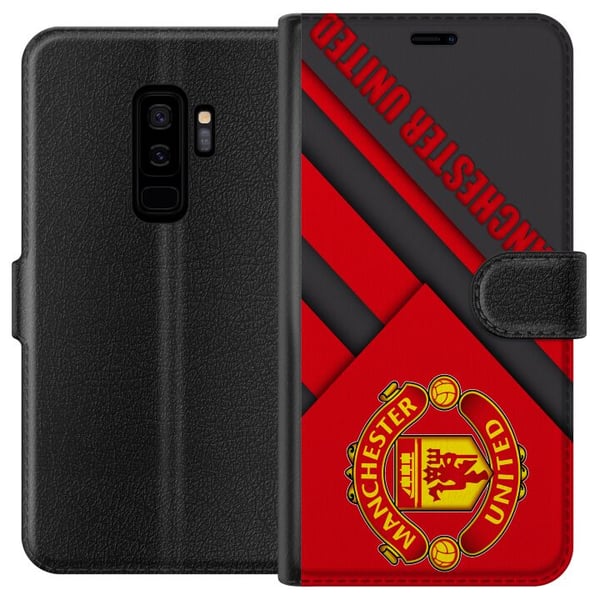 Yhteensopiva Lompakkokotelo Samsung Galaxy S9+ Manchester United Yhteensopiva Lompakkokotelo Samsung Galaxy S9+ Manchester United