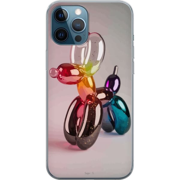 Kompatibel Mobilcover til Apple iPhone 12 Pro Balloon Pup farverig ballonhund i pop art-glasstil, regnbuefarver og moderne trendy design Kompatibel Mobilcover til Apple iPhone 12 Pro Balloon Pup farverig ballonhund i pop art-glasstil, regnbuefarver og moderne trendy design