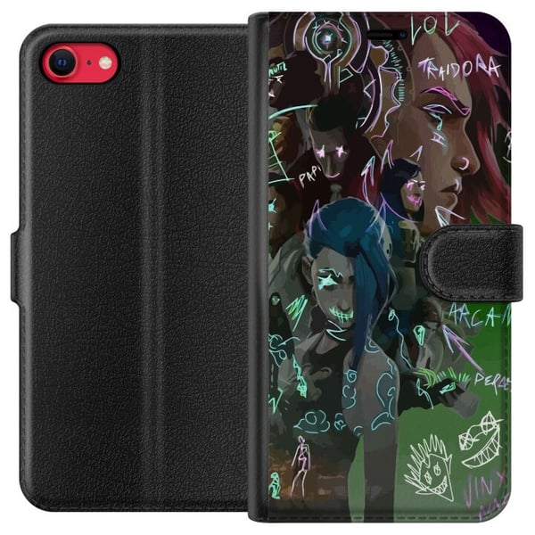 Kompatibel Tegnebogsetui til Apple iPhone SE (2020) League of Legends