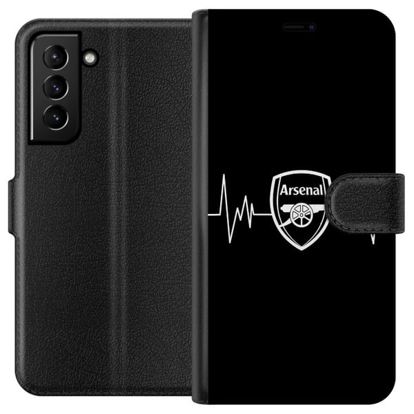 Kompatibelt Lommeboketui til Samsung Galaxy S21+ 5G Arsenal Kompatibelt Lommeboketui til Samsung Galaxy S21+ 5G Arsenal