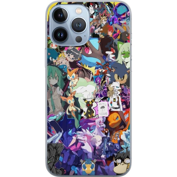 Kompatibel Mobilcover til Apple iPhone 13 Pro Max Pokémon Blaze
