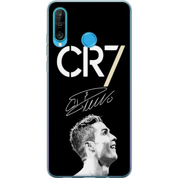 Kompatibelt Mobilskal till Huawei P30 lite CR7 Ronaldo