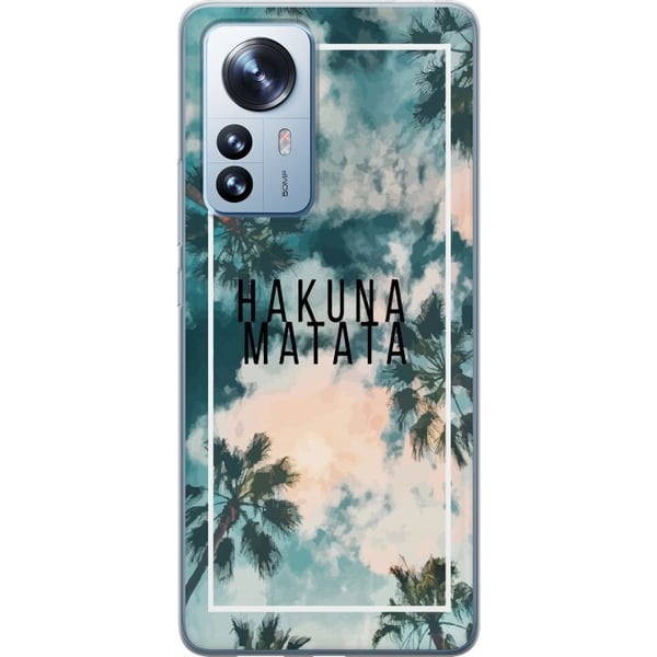 Kompatibelt Mobilskal till Xiaomi 12 Pro Hakuna Matata