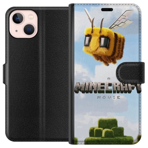 Kompatibelt Plånboksfodral till Apple iPhone 13 mini A Minecraft Movie Kompatibelt Plånboksfodral till Apple iPhone 13 mini A Minecraft Movie