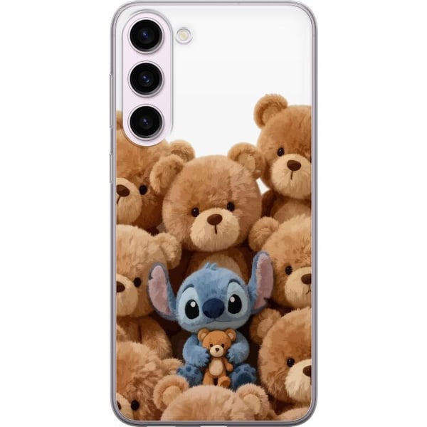 Kompatibel Mobilcover til Samsung Galaxy S23+ Sød og tryg illustration med en fantasifigur omgivet af bamser i varm stil Kompatibel Mobilcover til Samsung Galaxy S23+ Sød og tryg illustration med en fantasifigur omgivet af bamser i varm stil