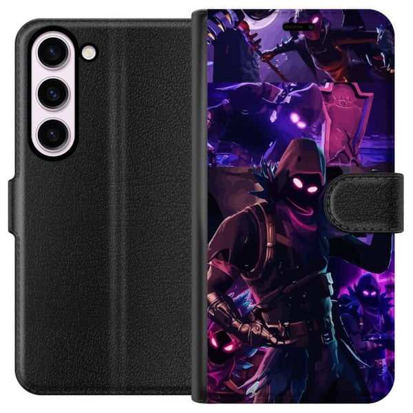 Kompatibel Tegnebogsetui til Samsung Galaxy S23 Fortnite Raven