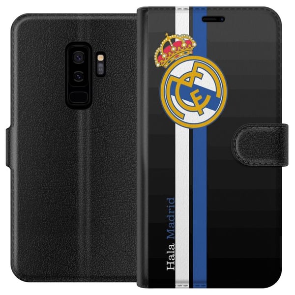 Kompatibelt Lommeboketui til Samsung Galaxy S9+ Real Madrid Kompatibelt Lommeboketui til Samsung Galaxy S9+ Real Madrid