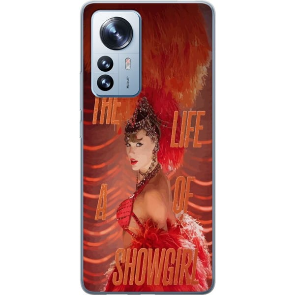 Kompatibelt Mobilskal till Xiaomi 12 Pro Taylor Swift The Life of a Showgirl – Live Performance Popdiva Moment