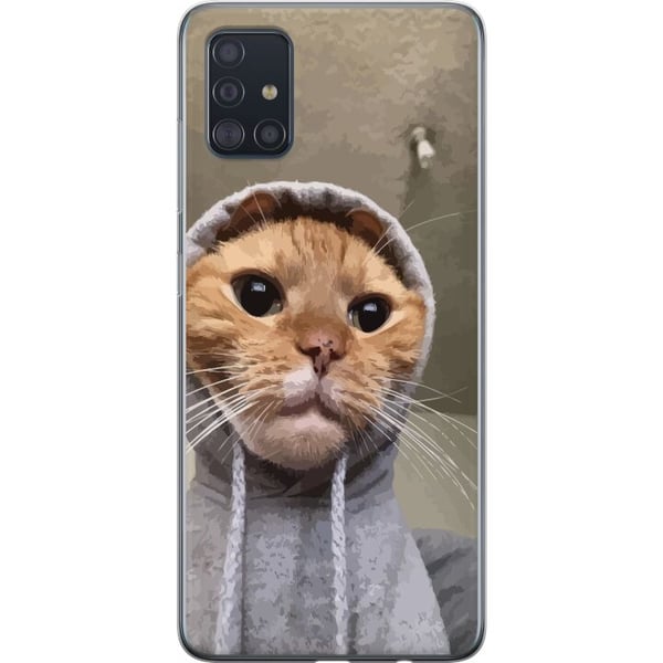 Kompatibelt Mobildeksel til Samsung Galaxy A51 Katt Genser Kompatibelt Mobildeksel til Samsung Galaxy A51 Katt Genser