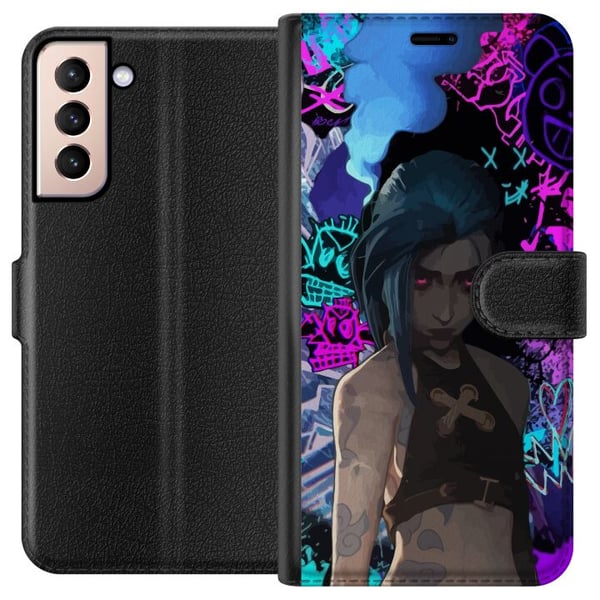 Kompatibelt Lommeboketui til Samsung Galaxy S21 Arcane, League of Legends